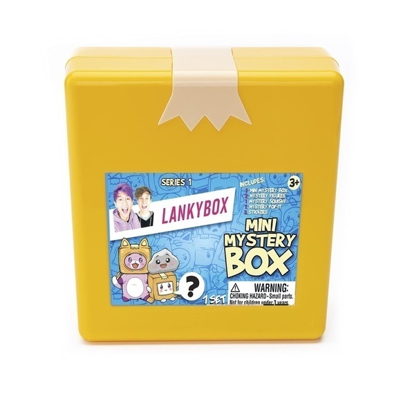 Lankybox Series 1 NEW Sealed Mini Mystery 2 Mystery Figure 1 Squishy Pop It - Picture 1 of 2